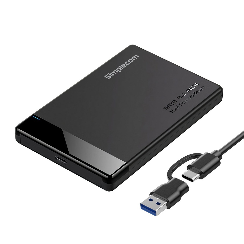 [SE109] Simplecom SE109 Tool-free 2.5" SATA HDD SSD to USB-C 3.2 Gen 1 Enclosure